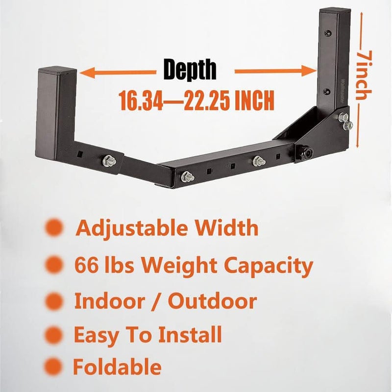 Wallmaster Kayak Storage Hooks Hangers, Adjustable Kayak Garage Storage Rack Wall Mount 1 Set of 2 Heavy Duty Hooks for Canoe, Kayak, Paddle Board, Surfboard, Snowboard - Image 2